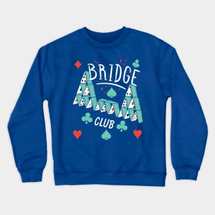 Bridge club design Crewneck Sweatshirt